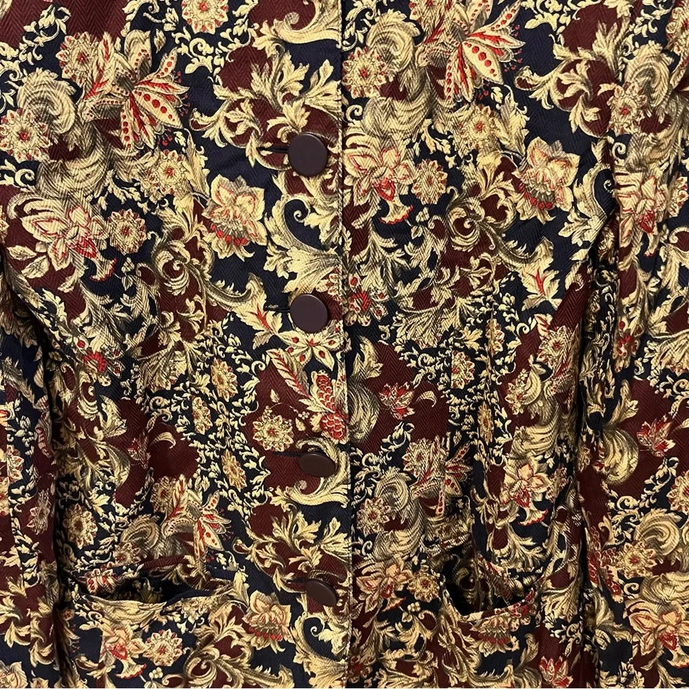 Braemar Women's Floral Jacket - blazer Multicolour size 8 - Picture 3 of 9